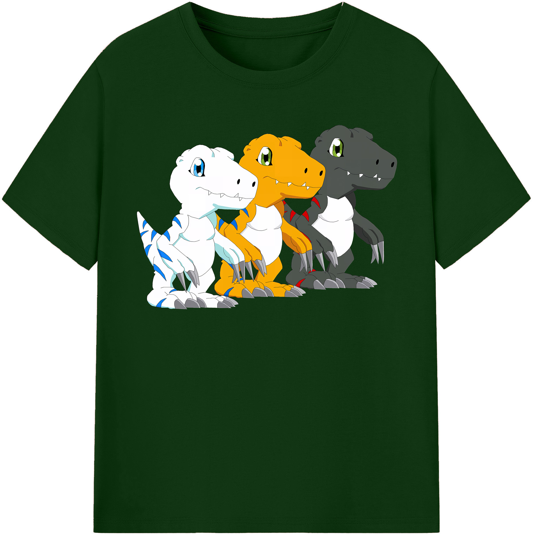 （画像用） Digimon デジタルモンスター/デジモン 綿100％半袖Tシャツ（フロントプリント）